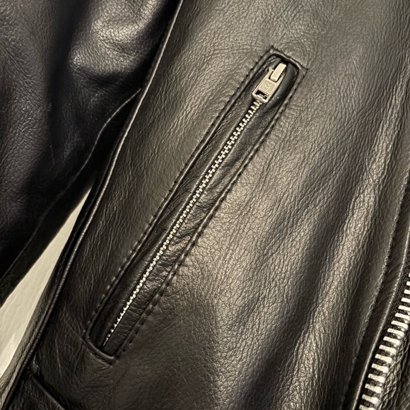 Women’s Milwaukee black leather motto jacket size 32 (small) - Picture 10 of 10